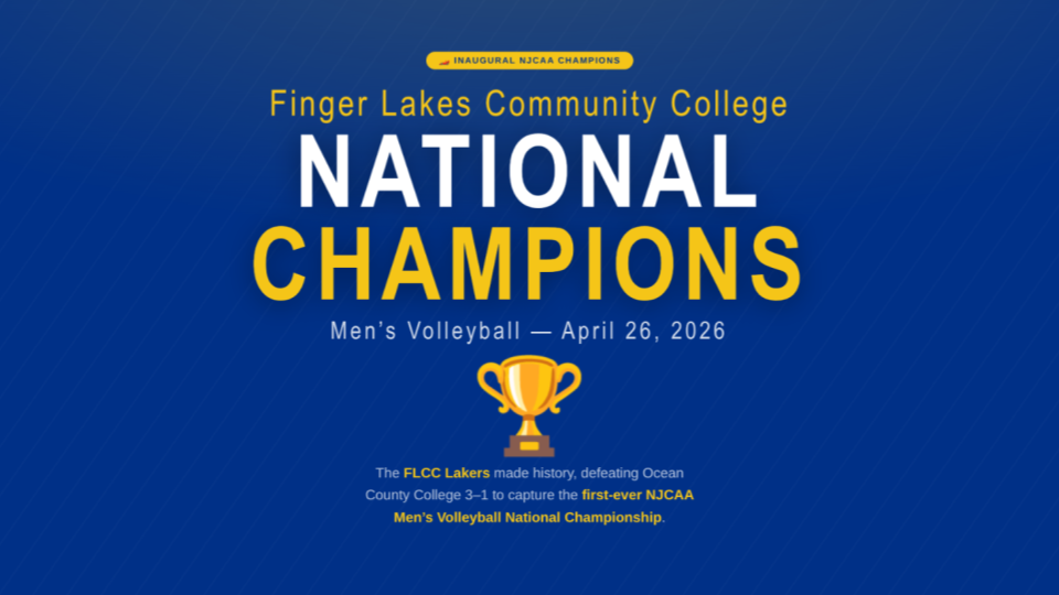 Screenshot of FLCC Lakers NJCAA National Champions tribute page